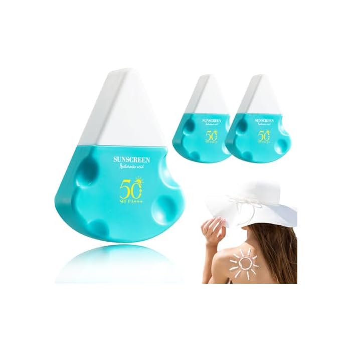 Sunscreen,Lightweight Travel Size Sunscreen Lotion with SPF 50,Moisturising Body & Face Sunblock Primer,Waterproof,Suitable for All Skin Types,30g