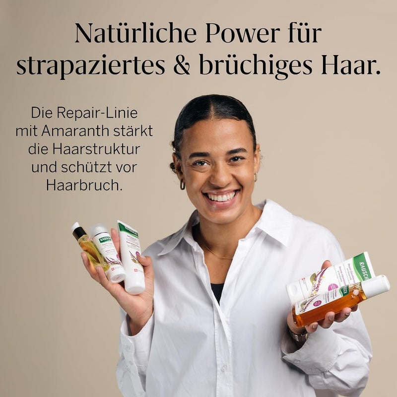 RAUSCH Repair Conditioner with Amaranth 150 ml  Care for Damaged & Brittle Hair  Vegan Care without Silicones Made in Switzerland with Amaranth & Chamomile Flower Extract - Image 1