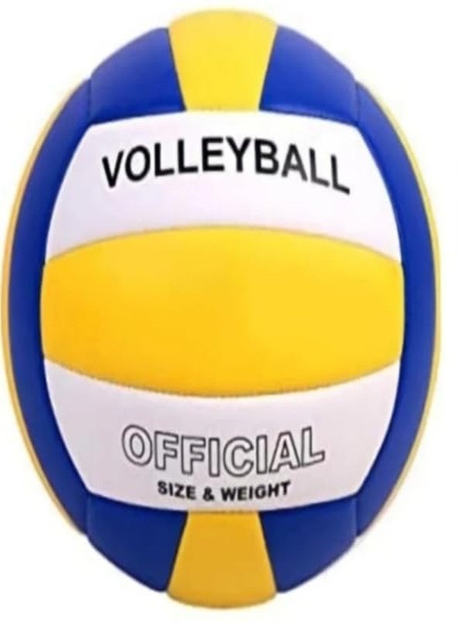 DESCTIDY Volleyball Ball Set with Pump + Volleyball net (Indoor/Outdoor) Play standerd Size_4 with air Pump (Pack of 1) - Image 3