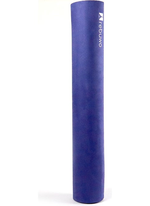 Rebuwo Non-Slip 5mm Suede Children Natural Rubber Yoga Mat Pilates Mat Purple 136 X 62 cm  - Image 3