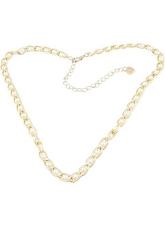 Qtqgoitem Wen 41 Length Metallic Gold Tone Heart Pendent Detail Waist Chain (Model: 7f0 e65 93e cb4 569)
