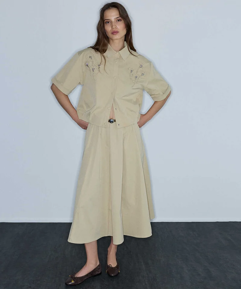 Ipekyol  Floral Applique Overshirt for Women | Best Price UAE