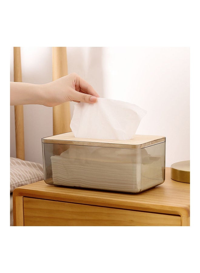 Paper Towel Dispenser Grey/Beige 18x10x11.5cm