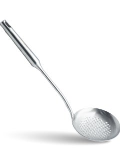 Stainless Steel Skimmer, Strainer, Cooking Spatula, Kitchen Utensil, Spoon, 100% Food Grade, Compact, Lightweight, Oil Strainer, Food Drainer, Silver