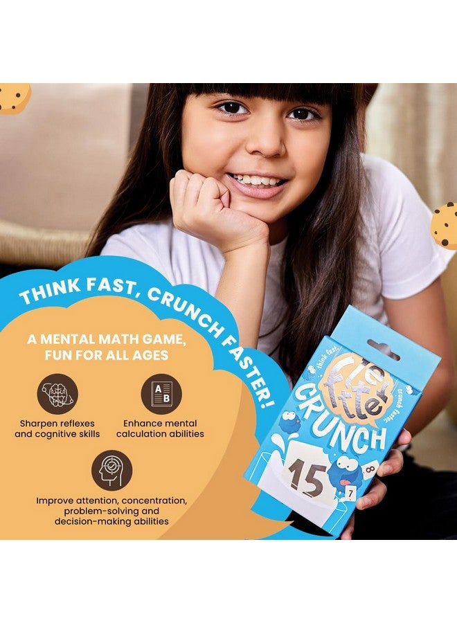 بينكا لعبة بينكا فليتر كرانش للرياضيات، لعبة بطاقات رياضية ممتعة لجميع الأعمار | لعبة عائلية سريعة للأطفال والمراهقين والبالغين | لعبة جمع وطرح | مناسبة للأعمار من ٥، ٦، ٧، و٨ سنوات (من ٢ إلى ٤ لاعبين) - Image 2
