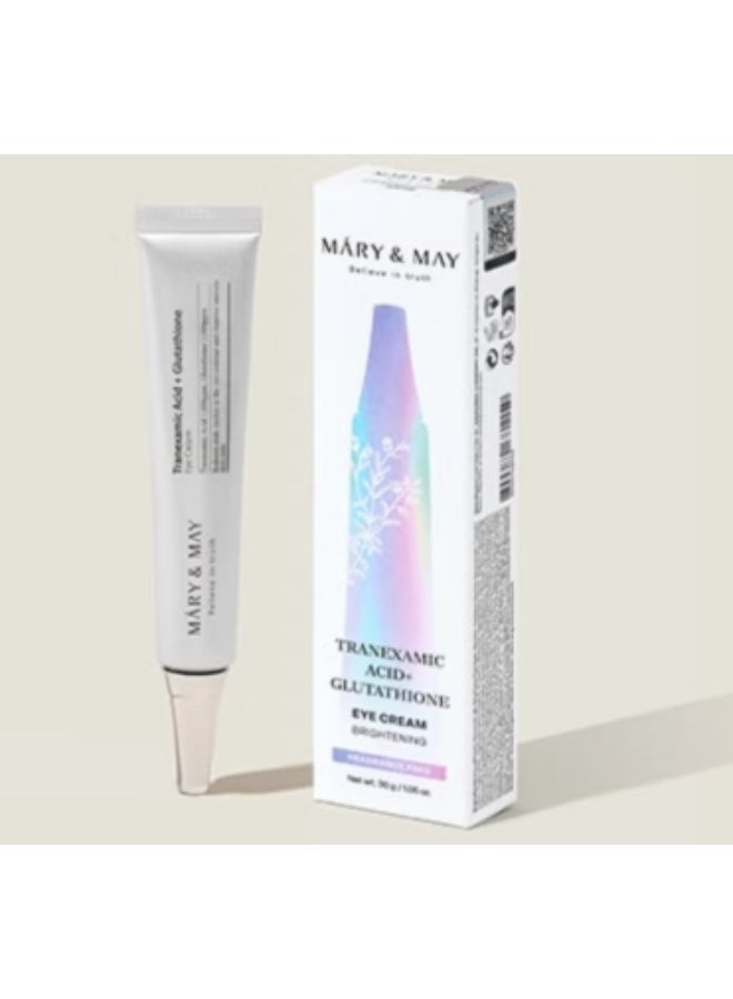 MARY & MAY MARY&MAY TRANEXAMIC ACID+GLUTATHIONE EYE CREAM 30G - Image 1