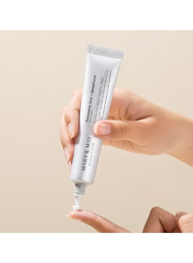 MARY & MAY MARY&MAY TRANEXAMIC ACID+GLUTATHIONE EYE CREAM 30G - Image 3