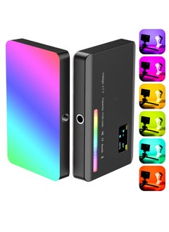 Y&D RGB Video Light, Portable LED Camera Light Panel 0-360 Full Color, CRI 95+ 2500-9000K DSLR Lighting for Vlogging, Photography, Conference  - Image 1