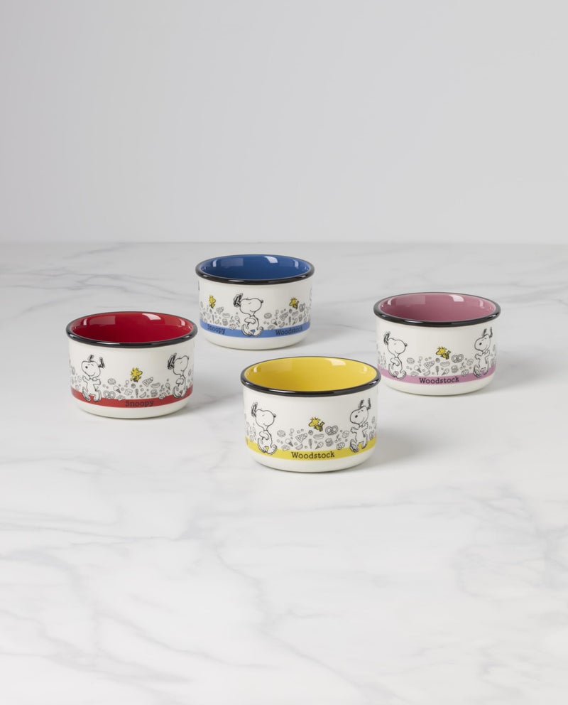 Lenox 897685 Chef Snoopy Snack Bowls, Set Of 4 - Image 2