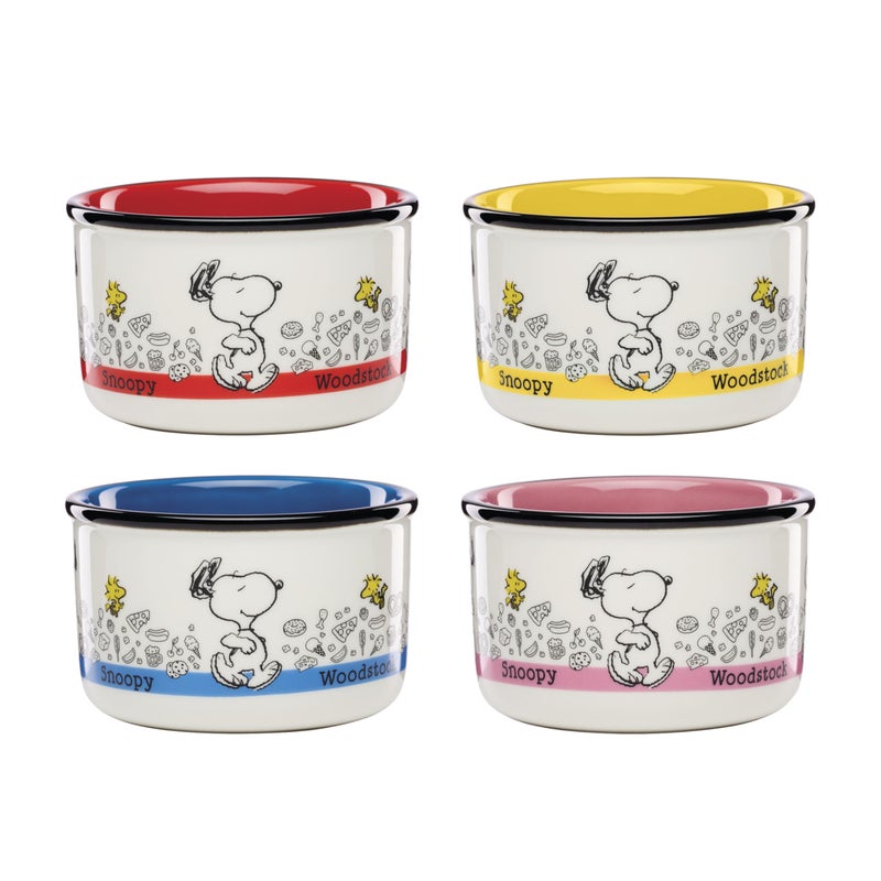 Lenox 897685 Chef Snoopy Snack Bowls, Set Of 4 - Image 1