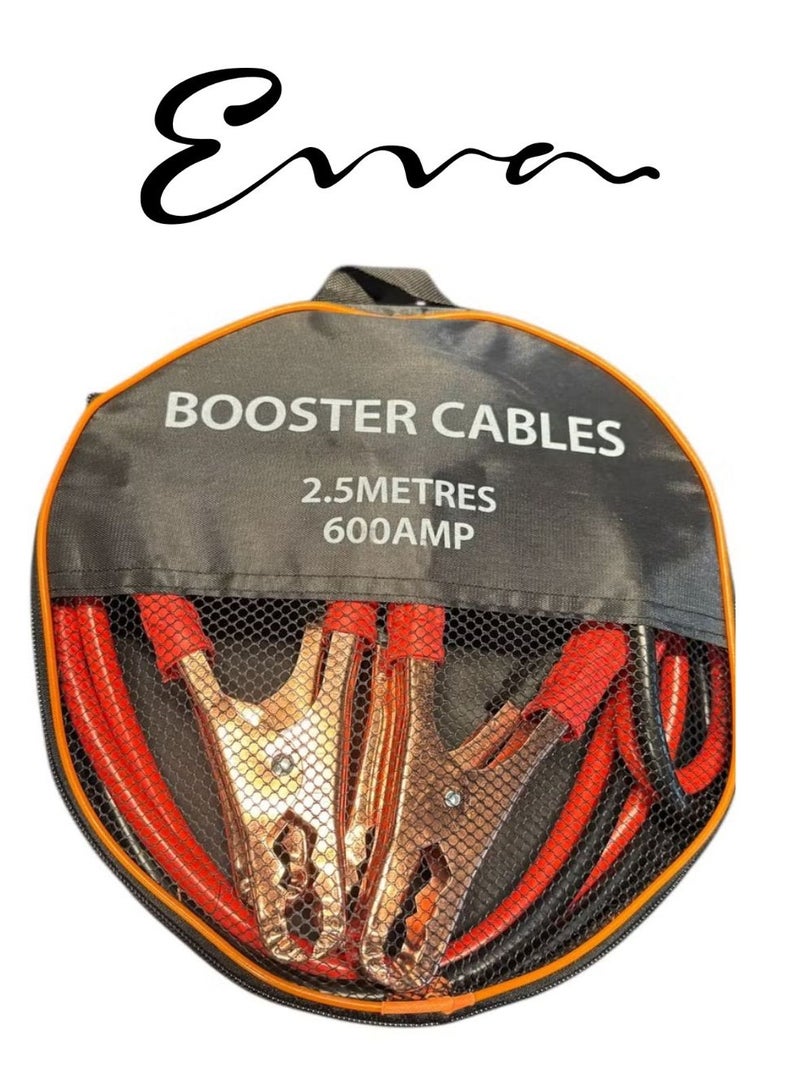 إيفا اشتراك سيارة كابلات معززة لبطارية السيارة 2.5 متر 600 أمبير - Image 1