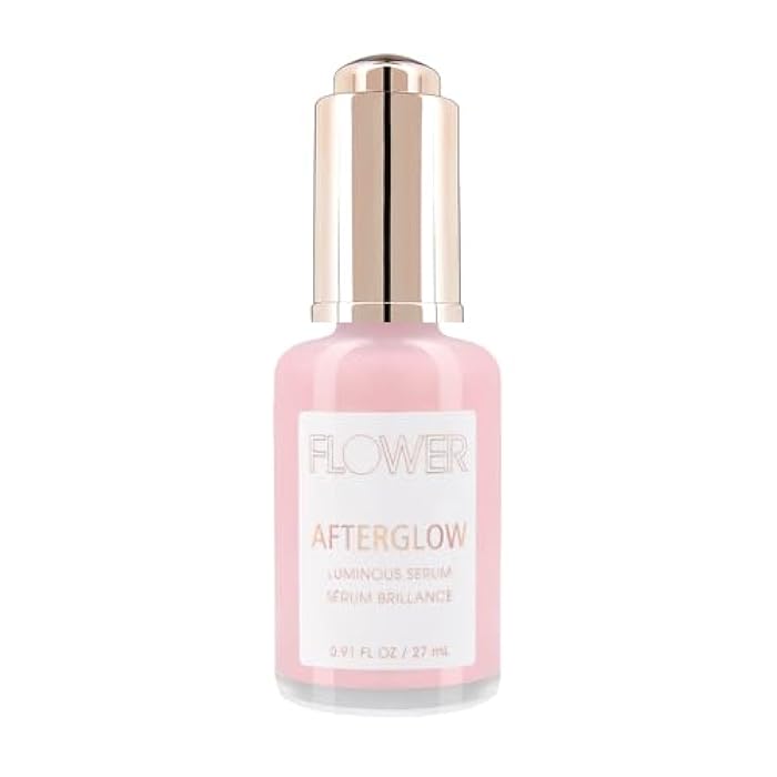 FLOWER BEAUTY By Drew Barrymore Afterglow Luminous Serum for Glowing Skin with Hyaluronic Acid + Niacinamide - Skin Care Facial Serum - Moisturizing + Illuminating - Image 1