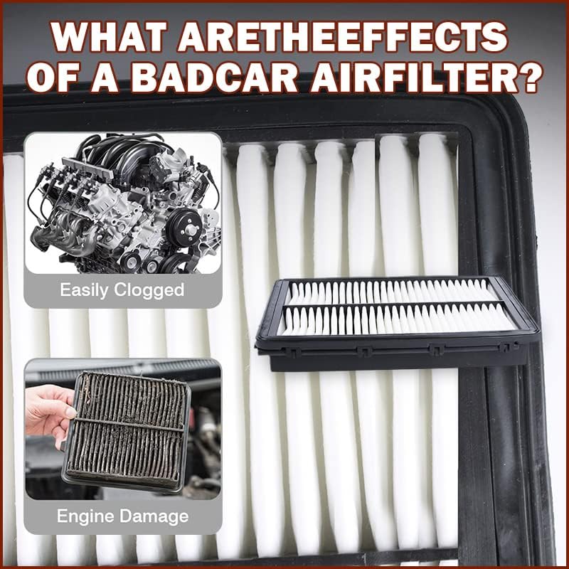 Myado Engine Air Filter CA11943 for Hyundai 2020-2025 Palisade, 2019-2020 Santa Fe, 2017-2018 Santa Fe Sport for Kia 2015-2021 Sedona, 2016-2020 Sorento, 2020-2025 Telluride Engine Air Filter - Image 5