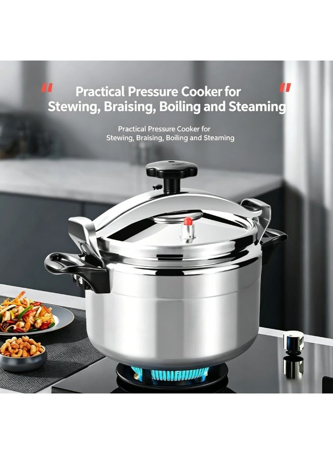 7L Large Capacity Pressure Cooker, Food-Grade Aluminum Alloy with Multi Safety Protection, Fast Cooking for Family Kitchen, Gas & Induction Stove Compatible - Image 4