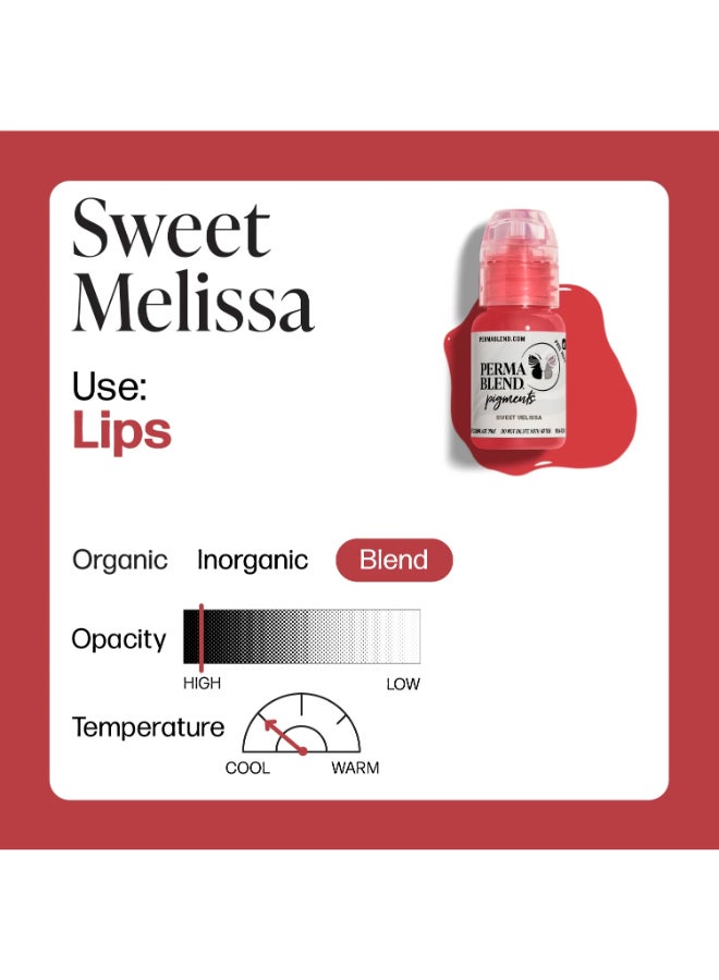 Perma Blend صبغة شفاه - سويت ميليسا 15 مل Pbswm1/2 - Image 3