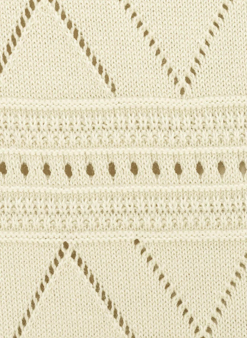 Lichi  Knitted trousers with geometric pattern for Women | Best Price UAE