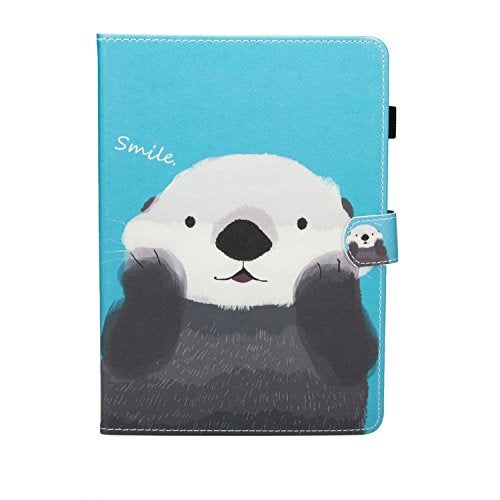 Dteck Galaxy Tab S3 9.7 case, Dteck PU Leather Protective Case with Auto Wake/Sleep Feature Smart Shell Stand Folio Wallet Cover for Galaxy Tab S3 Tablet 9.7 Inch SM-T820 T825 T827,Smile Panda - Image 2