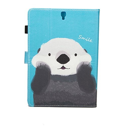 Dteck Galaxy Tab S3 9.7 case, Dteck PU Leather Protective Case with Auto Wake/Sleep Feature Smart Shell Stand Folio Wallet Cover for Galaxy Tab S3 Tablet 9.7 Inch SM-T820 T825 T827,Smile Panda - Image 3