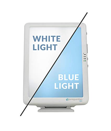 GermGuardian PureGuardian 10,000 LUX Full Spectrum Energy Light with Customizable Blue or White Light Therapy Intensity, Timer, Pure Guardian (Pack 1) - Image 1