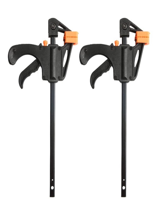 Ximimark 2 PCS 4inch Bar F Clamps Clip Grip Quick Ratchet Release Woodworking DIY Hand Tool Kit - Image 1