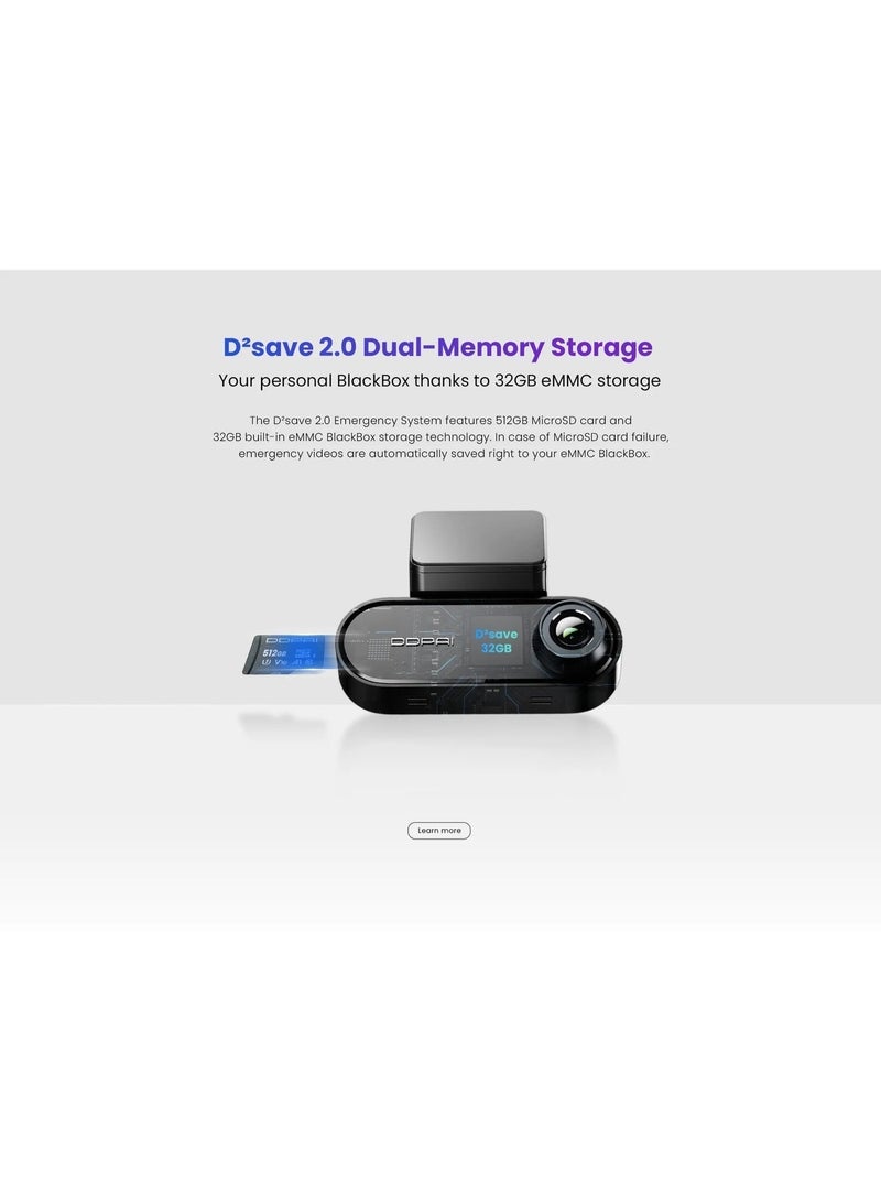 DDPAI N5 DUAL Dash Cam 2026 | Upgraded Version | True 4K Front + Full HD Rear | Built-in 32GB Memory | Voice Control | Supercapacitor for Hot Climates - Image 5