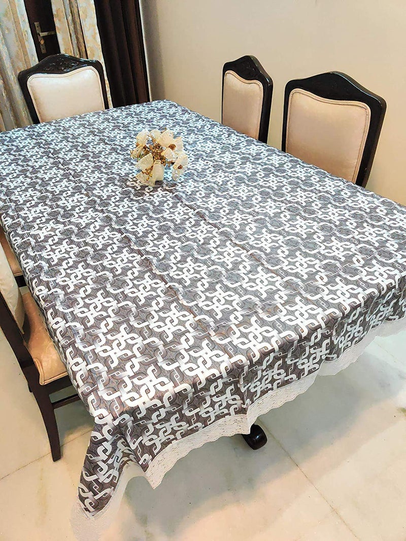 CASANEST Thick PVC Printed Dining Table Cover 810 Seater Size60X108 inch Waterproof Easy to Clean Multi Color printed004 - Image 1
