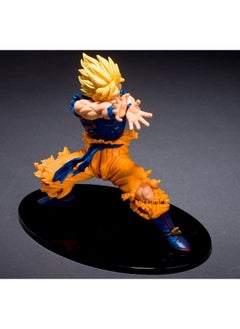 Trunkin Trunkin | DBZ Super Son Goku Super Saiyan Kamehameha Action Figure | PVC Multicolour Anime Figurine | Gift for Anime Fan Weeb Manga Collectible Model Toy | 17 Cms  - Image 3