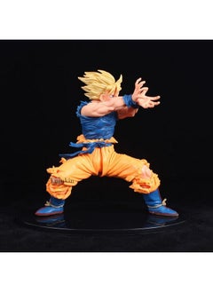 Trunkin Trunkin | DBZ Super Son Goku Super Saiyan Kamehameha Action Figure | PVC Multicolour Anime Figurine | Gift for Anime Fan Weeb Manga Collectible Model Toy | 17 Cms  - Image 1