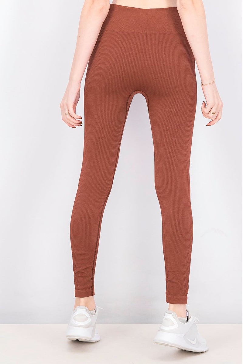 Tchibo سراويل رياضية نسائية للياقة البدنية، بني - Image 4