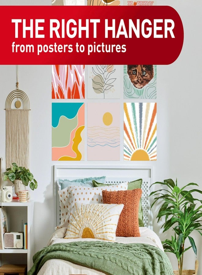 Command Poster Strips, 400 Command Strips Damage Free Hanging Poster Hangers, No Tools Wall Hanging for Home, Room, Wall, and Office Decor - Image 5