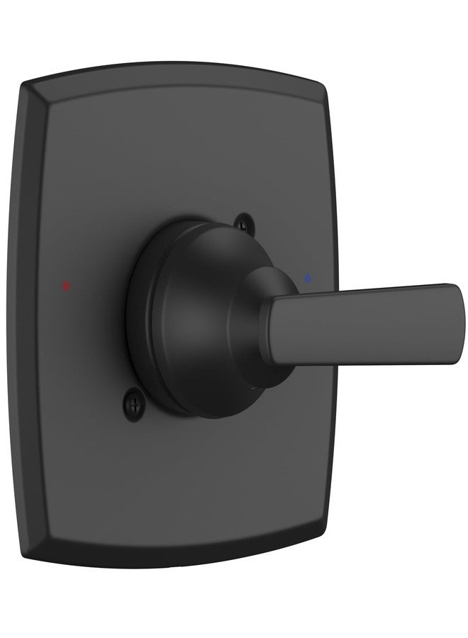 KANDENT Replacement for D Faucet 14 Series Single-Function Shower Valve Trim Kit, Matte Black Shower Trim Kit Shower Handle T14064-BL(Without Cartridge) - Image 1