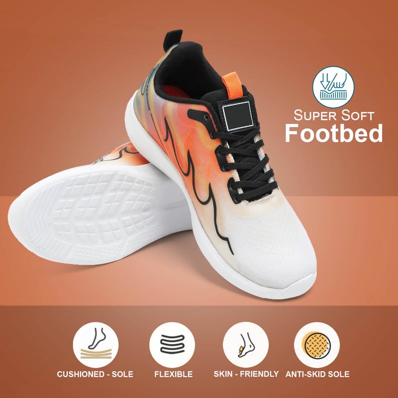 Face أحذية رياضية برتقالية للرجال - Image 3