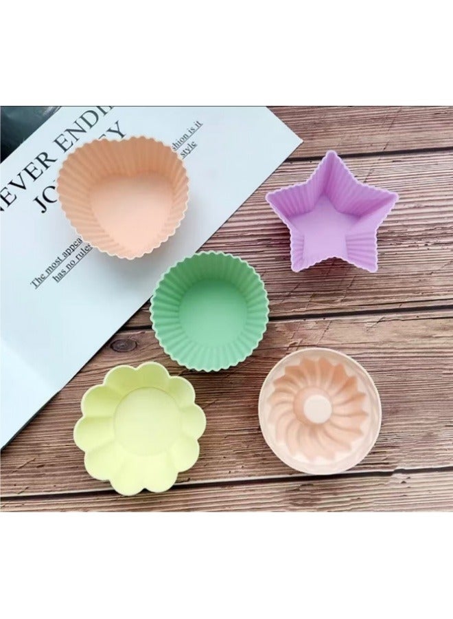5-Piece Silicone Cake Mold Food Grade Baking Pastry Mold  - Image 1