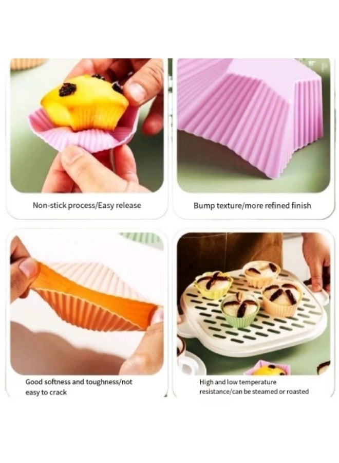 5-Piece Silicone Cake Mold Food Grade Baking Pastry Mold  - Image 3