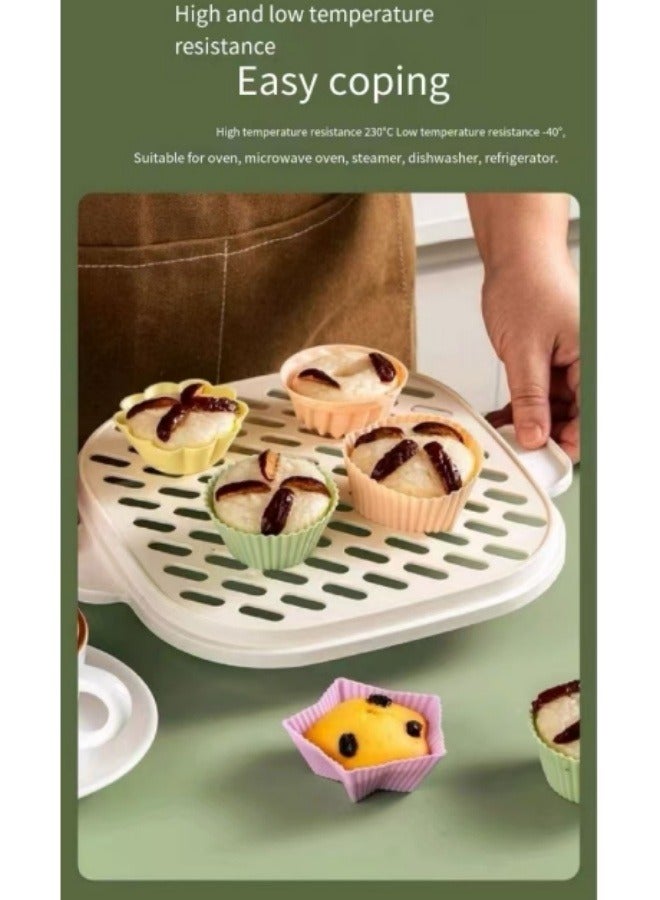 5-Piece Silicone Cake Mold Food Grade Baking Pastry Mold  - Image 5