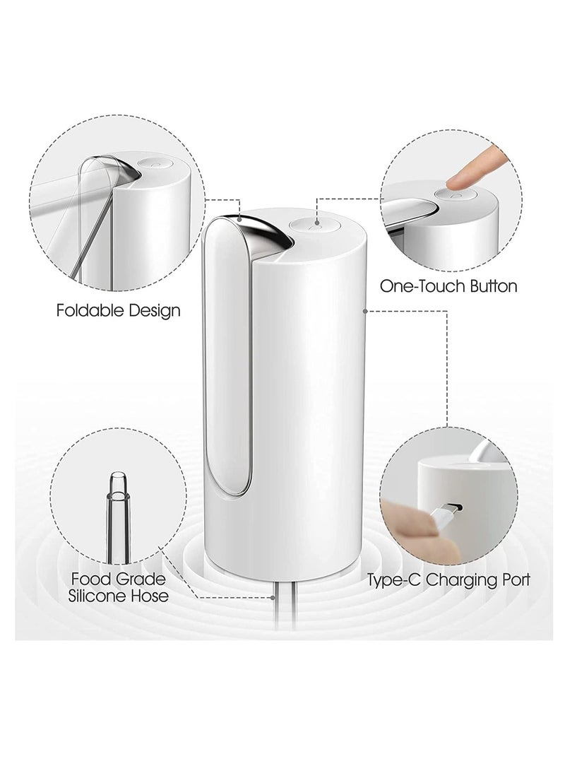 XiuWoo 5 Gallon Foldable Water Dispenser, Portable Bottle Pump Wireless Electric Generic Pump, Automatic Drinking Pure Ideal for Home, Office, Outdoor - Image 4