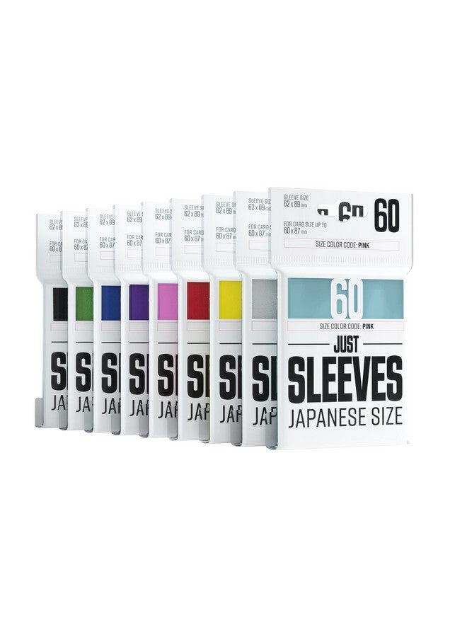 Gamegenic Just Sleeves ; Pack Of 50 Japanese Size Card Sleeves For Board Game And Card Games ; 62 Mm By 89 Mm Card Sleeves ; Professional Protection For Tcg And Lcgs ; White Color ; Made By Gamegenic