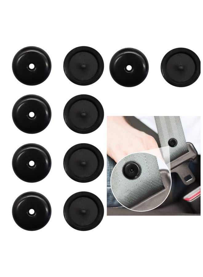 Topleo 5 Sets Seat Belt Button Stop Universal Fit Seatbelt Clip Stopper Kit Plastic Seatbelt Buckle Stopper Button Prevent Seatbelt Clip from Sliding Down - Image 1