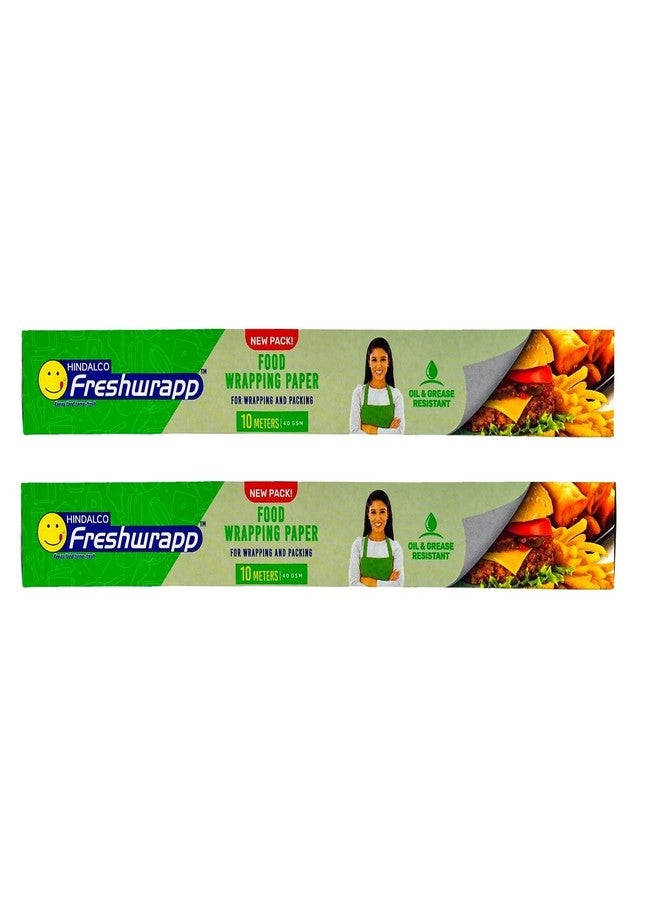Freshwrapp Greaseproof Food Wrapping Paper (10 Meter) Pack of 2 - Image 1