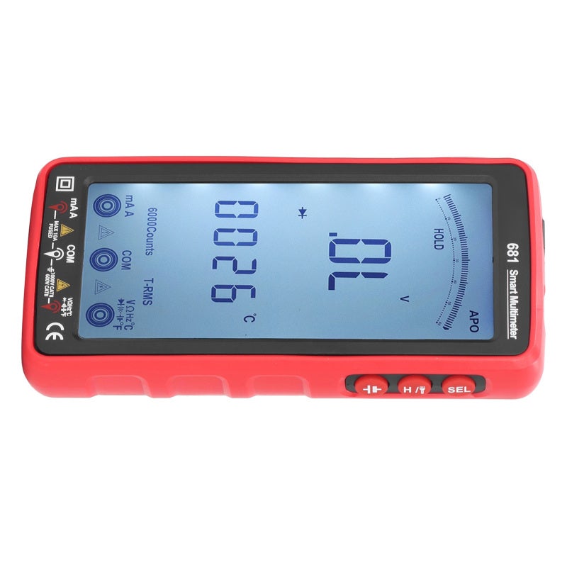 Digital Multimeter 1000V DC 10A AC Current 6000 Counts - USB Charging NCV Non Contact Voltage Tester with Flashlight Alarm - ABS Material for Electrical Maintenance Night Work - Image 5