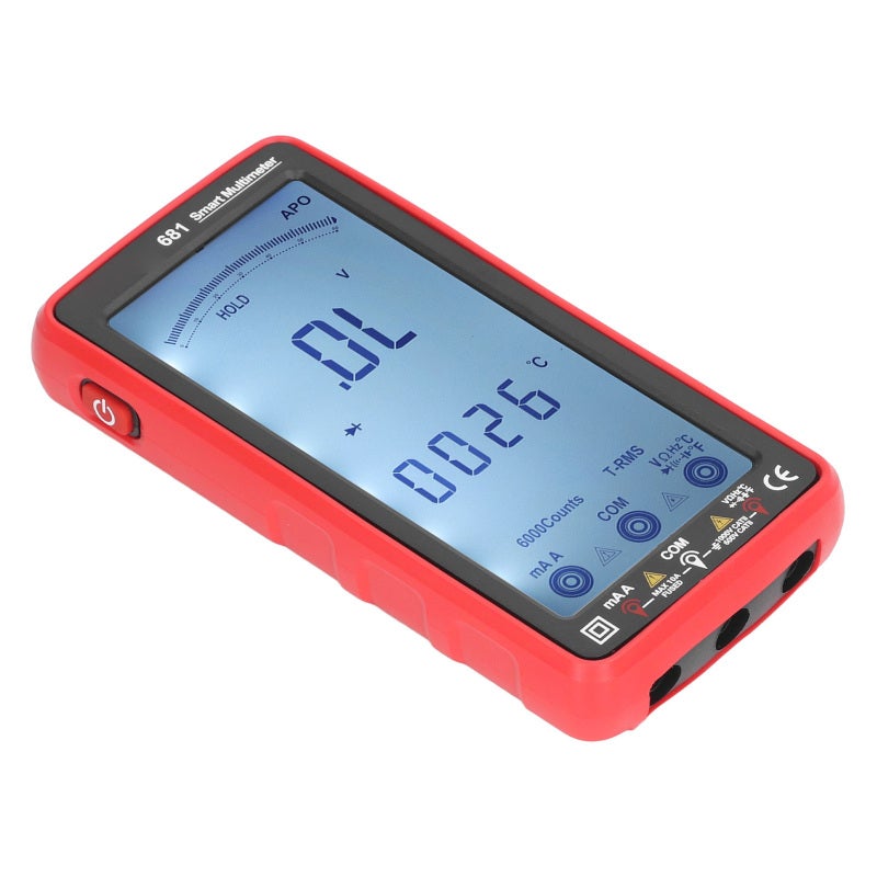 Digital Multimeter 1000V DC 10A AC Current 6000 Counts - USB Charging NCV Non Contact Voltage Tester with Flashlight Alarm - ABS Material for Electrical Maintenance Night Work - Image 4