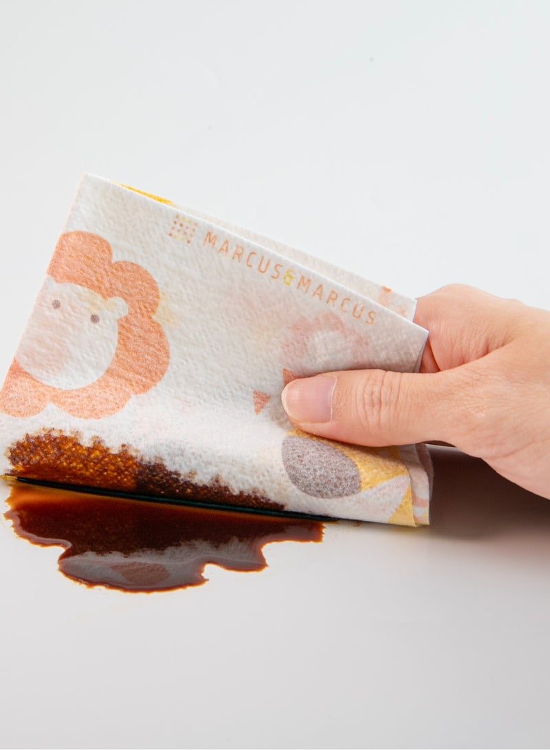 Marcus & Marcus Disposable Bibs Pack of 20 Ollie & Pebble - Image 4