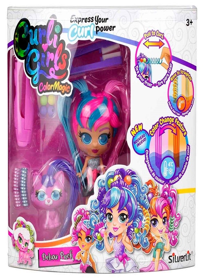 Silverlit CURLIGIRLS COLOR CHANGE DELUXE PACK ASST