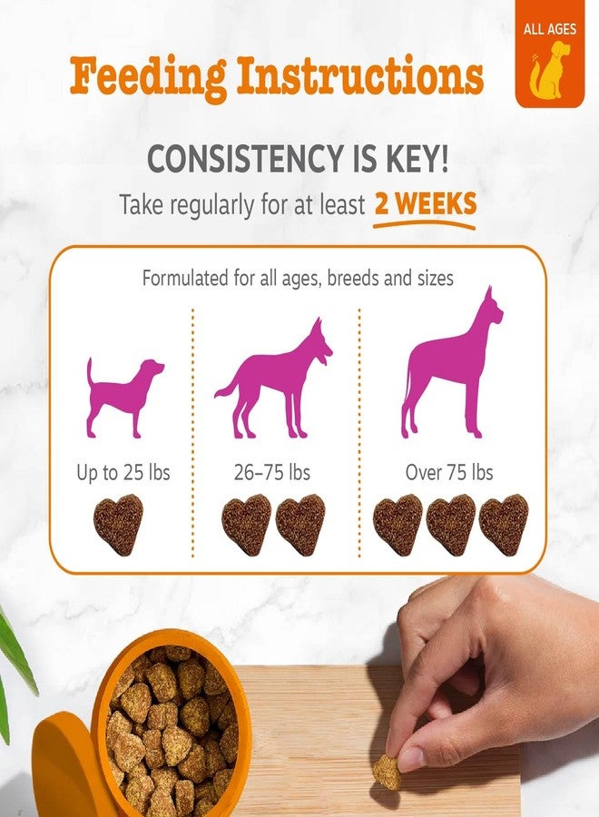 Zesty Paws Omega 3 Fish Oil for Dogs - Zesty Paw Dog Vitamins and Supplements for Hip, Joint & Skin, Chicken (250 Chews) - Image 4