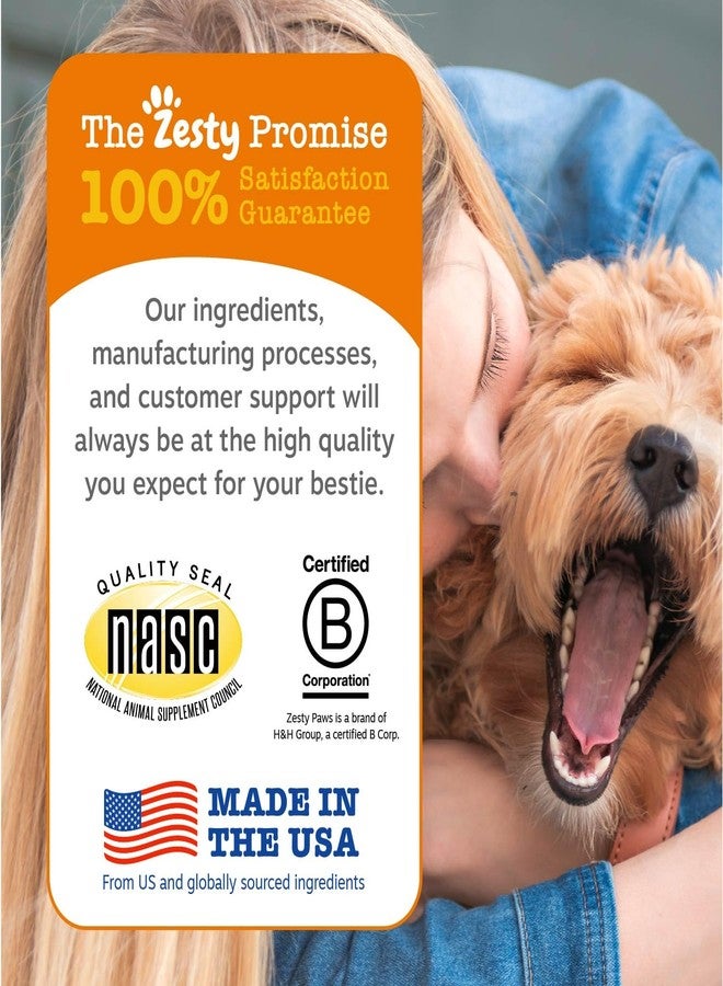 Zesty Paws Omega 3 Fish Oil for Dogs - Zesty Paw Dog Vitamins and Supplements for Hip, Joint & Skin, Chicken (250 Chews) - Image 5