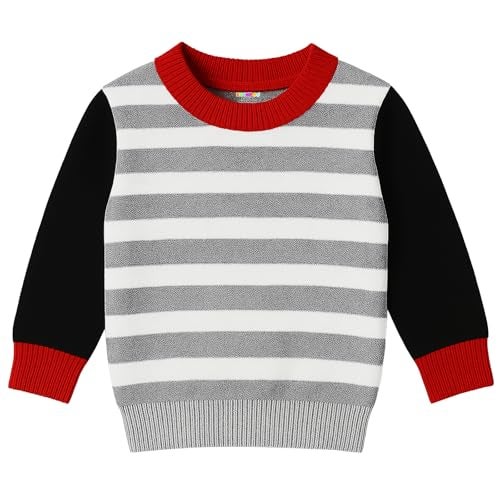 Kuchipoo Boys Regular Fit Winterwear Sweater (KUC-SWT-397, 11-12 Years, Multi-Colored) - Image 1