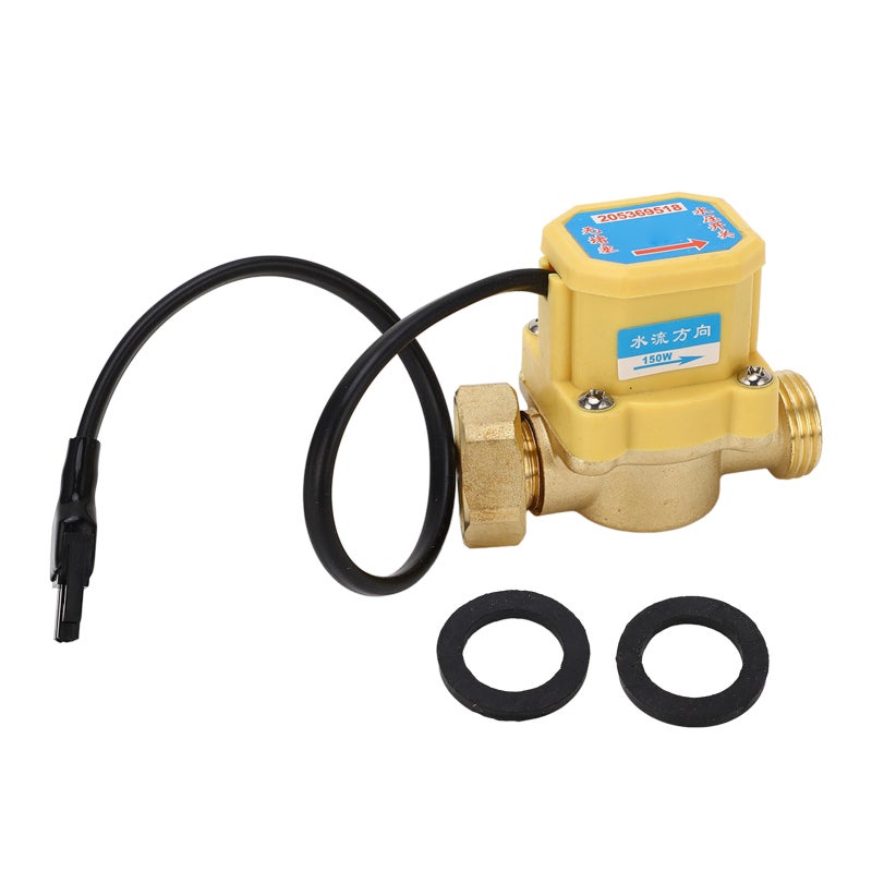 XD Water Pump Pressure Switch G3/4 To G1/2 - High Temperature Corrosion Resistant Non-Sparking Enclosed Switch - Low Water Pressure Start Switch for Booster Pump Automatic Start Stop - Image 1