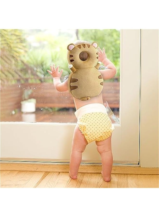 Babys Walker Head Protector, Adjustable Babys Head Protection Backpack, Wearable Protection Pad, Lightweight Cute, for 0.5-3 Years 6-12 Months, Learning Walking, Crawling  - Image 3