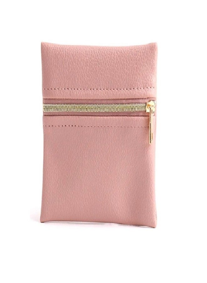 Naivete Leather Jewelry Storage Zipper Bags For Earrings, Rings, Bracelets, (Pack Of 1, Multi Colour) - Image 1