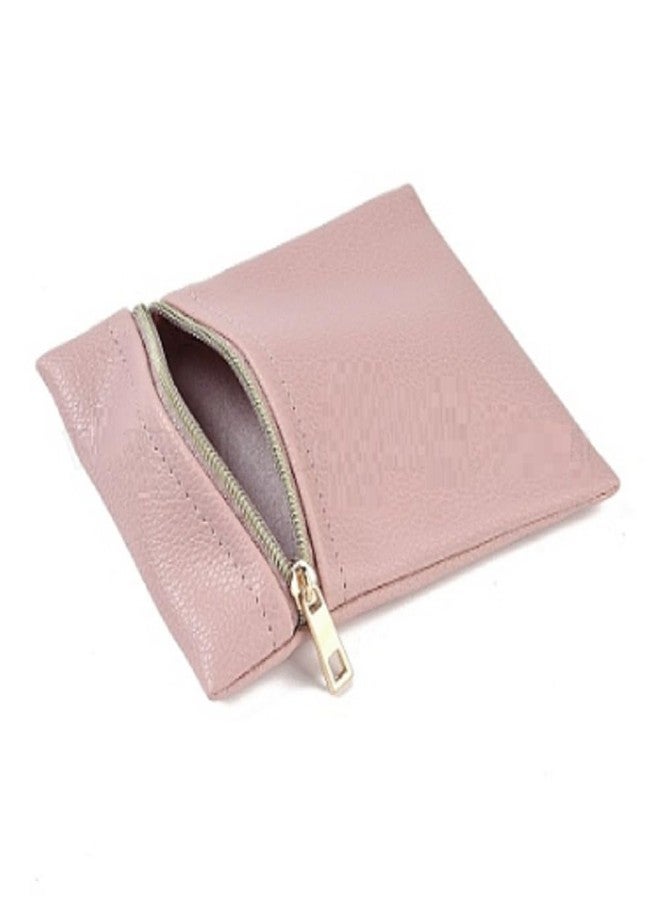 Naivete Leather Jewelry Storage Zipper Bags For Earrings, Rings, Bracelets, (Pack Of 1, Multi Colour) - Image 5